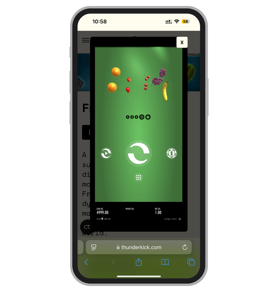 Игра на сайте