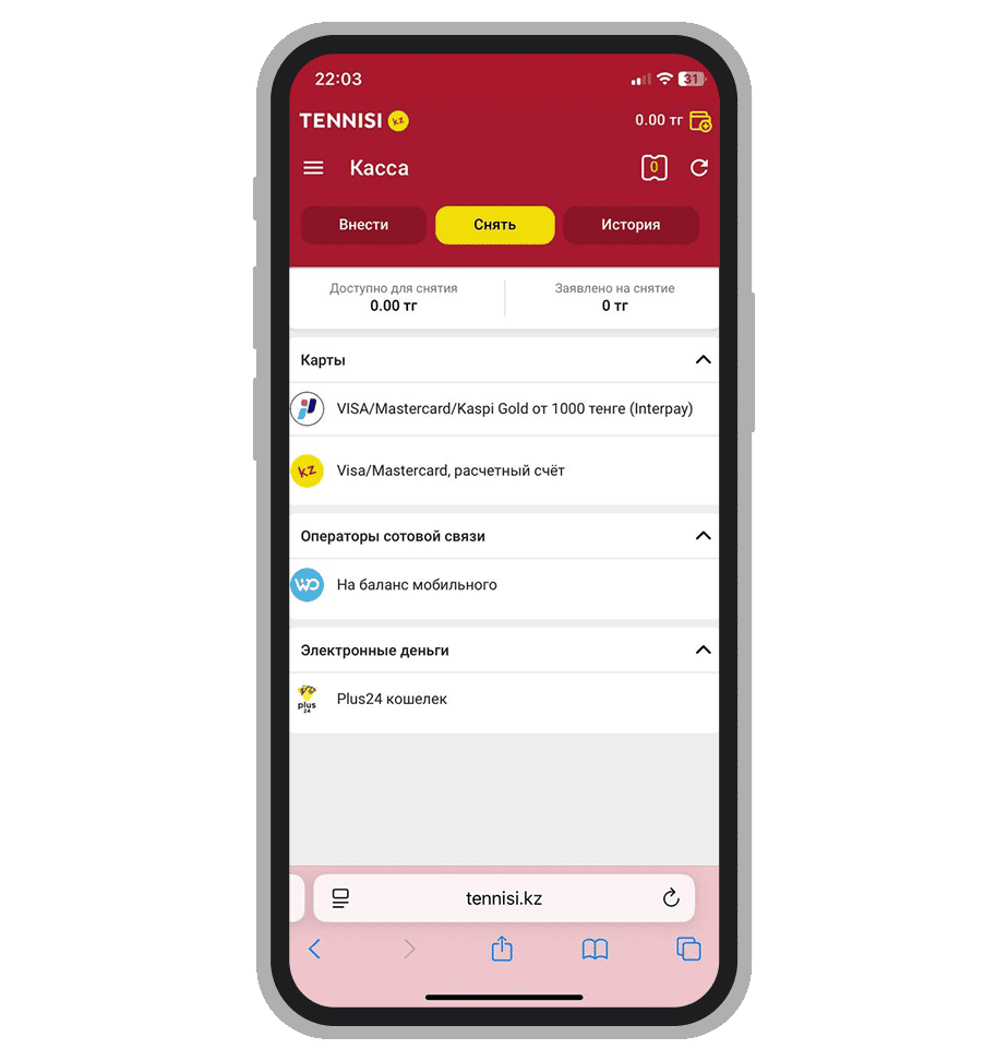 Способы вывода средств