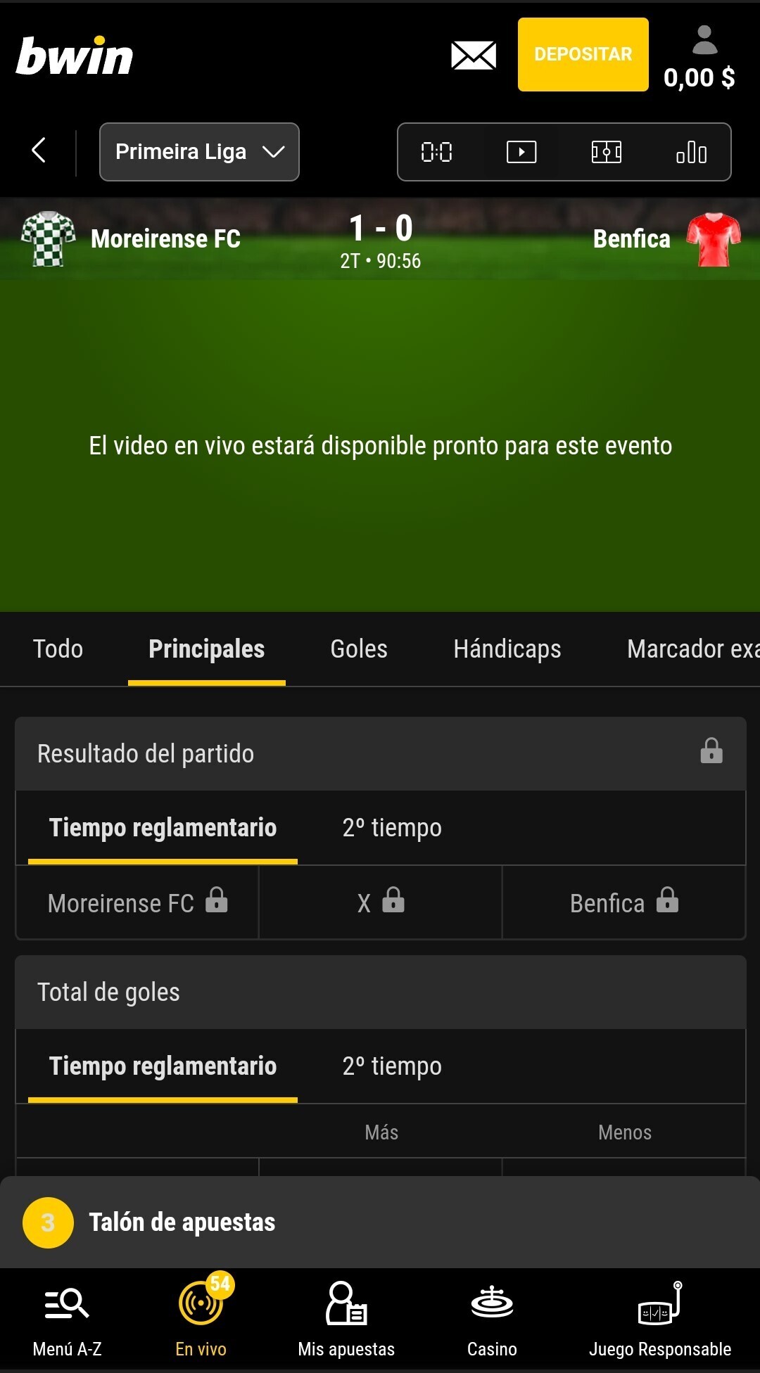 Transmisión de video, Bwin móvil