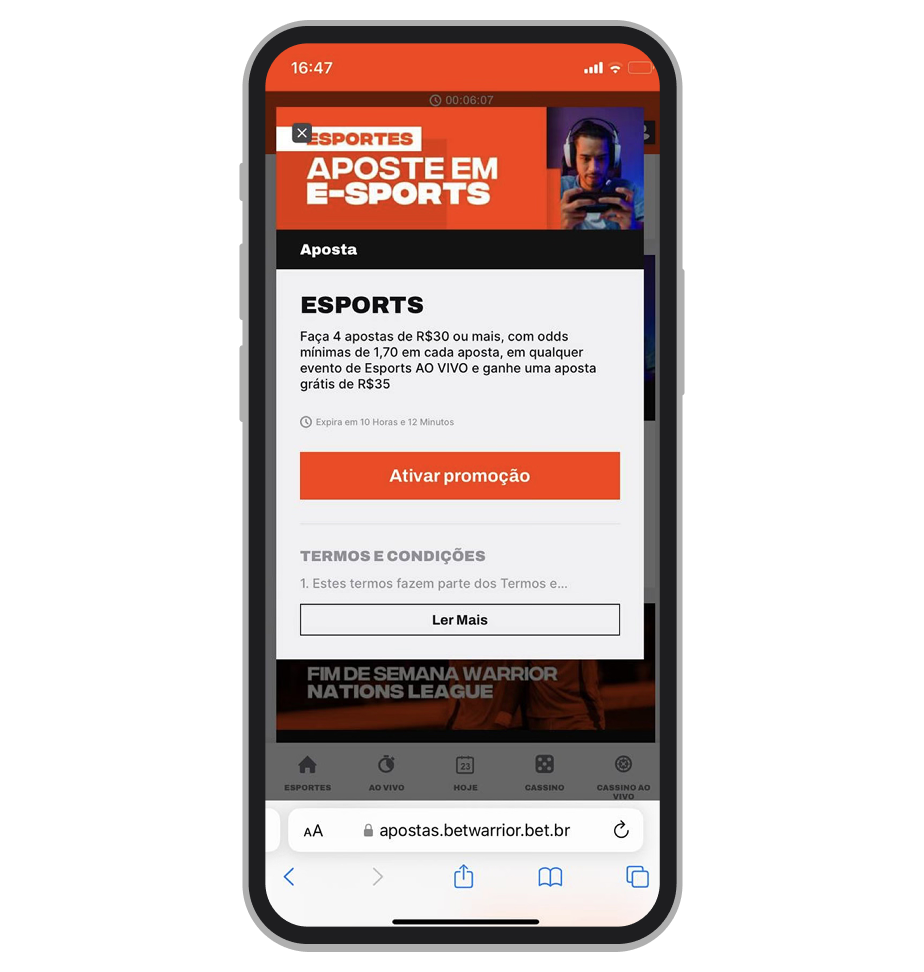 Promoção para eSports 