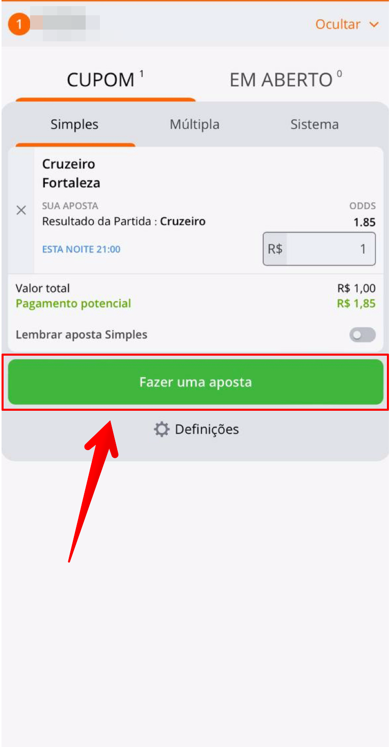 Escolhe uma aposta simples ou múltipla da Betsson 