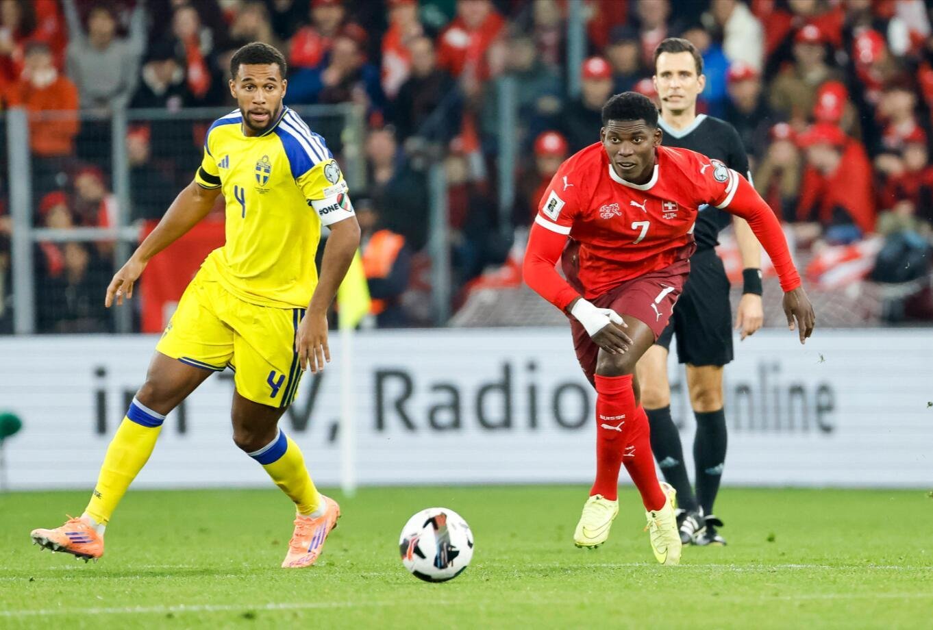 Швеция проиграла Швейцарии в отборе к ЧМ-2026 в первом матче после назначения Поттера.