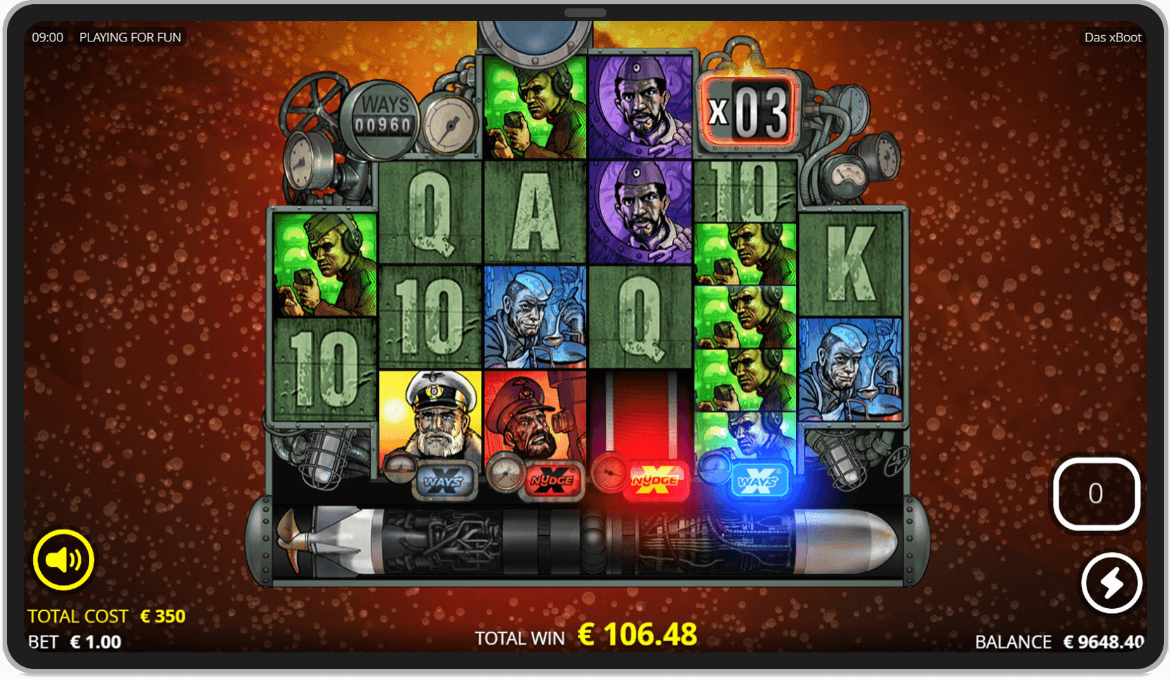 Bonus game Wolf Pack Spins