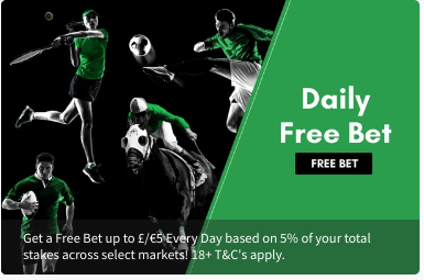 Daily Free Bet Promotion at QuinnBet