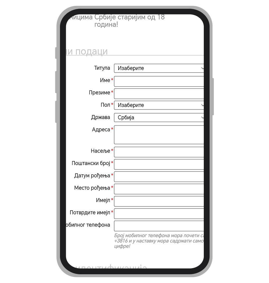 Registracija loto