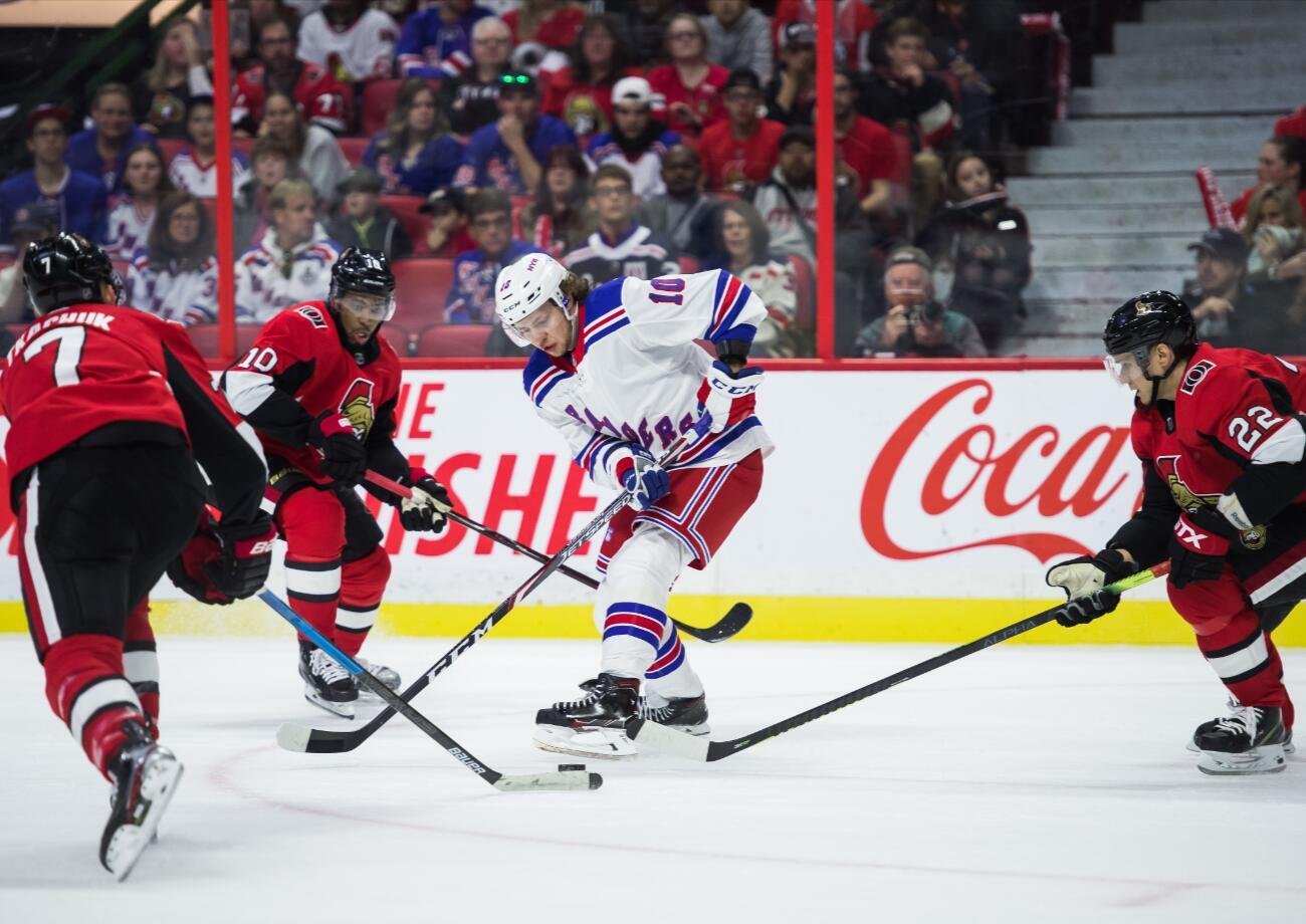 «Рейнджерс» в гостях обыграли «Оттаву», Панарин набрал 900-е очко в НХЛ.