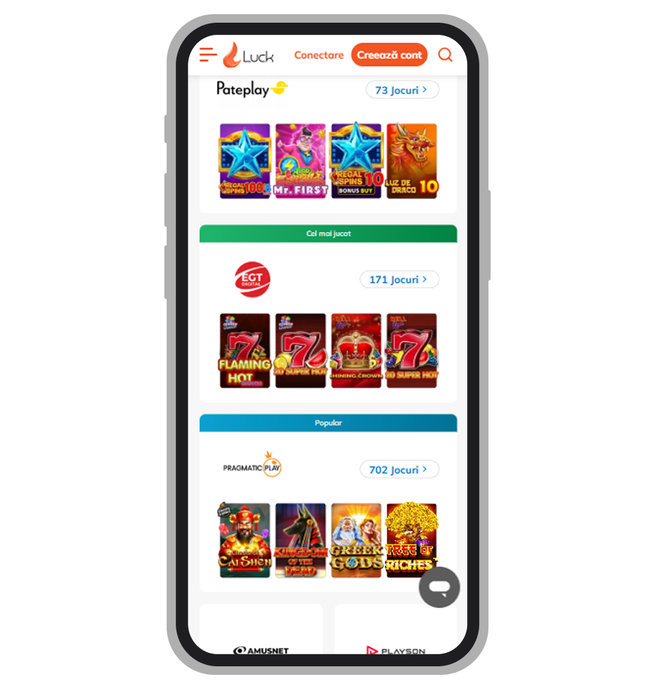 Colecții după furnizor la Luck