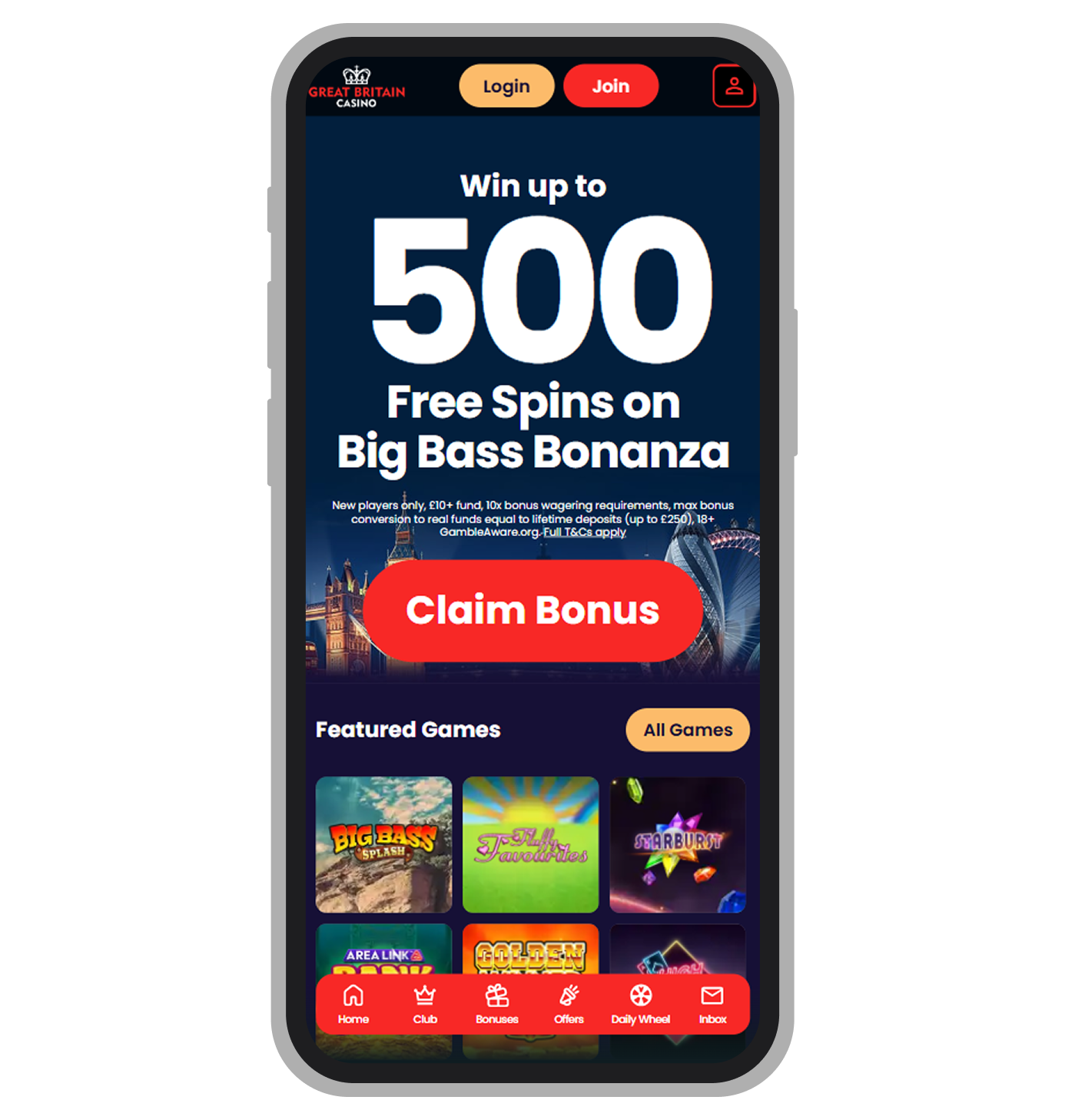 Great Britain Casino Home Page