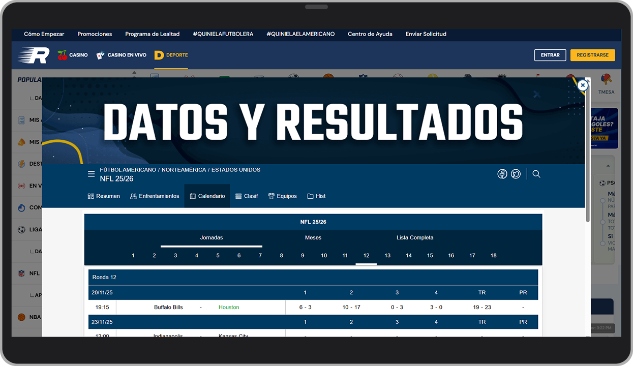 Datos y Resultados PC