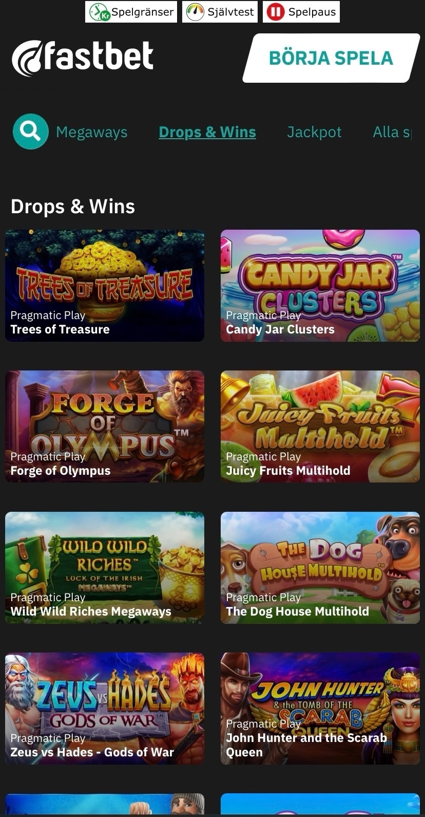 Drops & wins