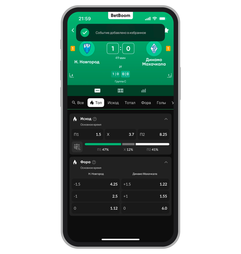 Событие добавлено