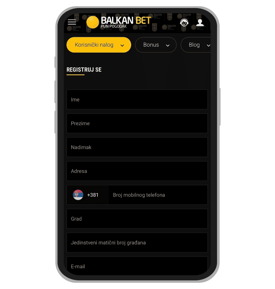 Registracija u kazinu