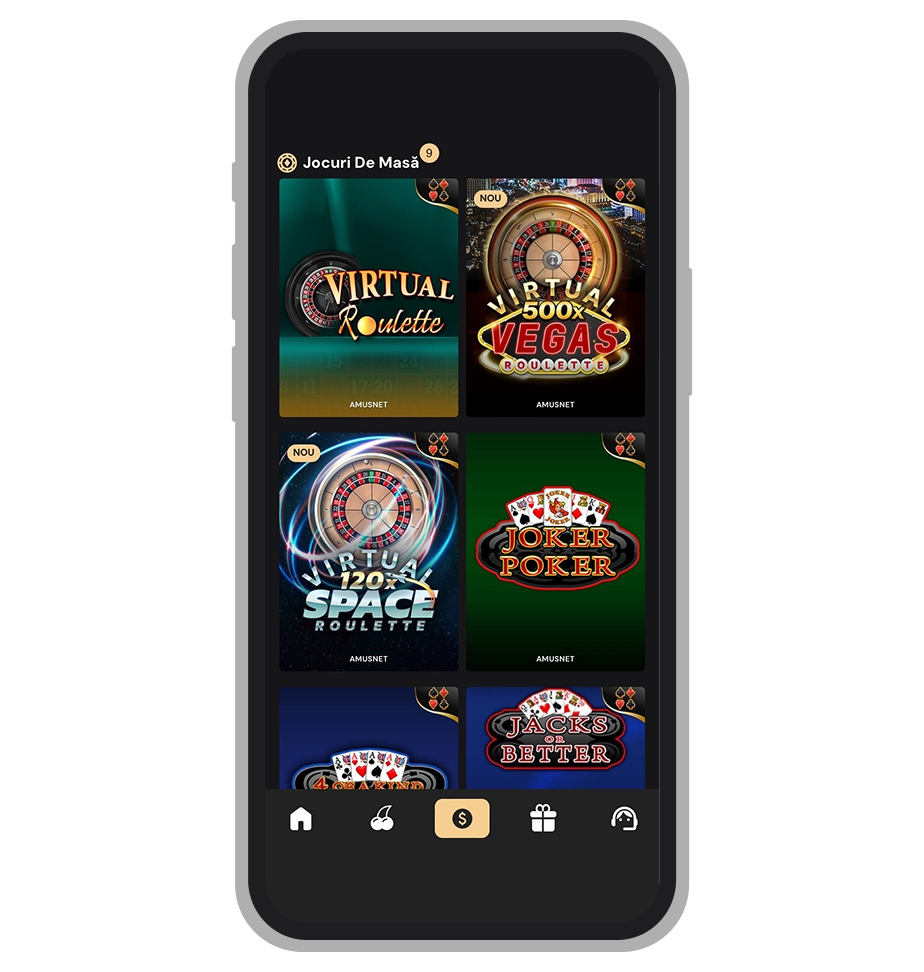 Jocuri de masă la Bilion Casino