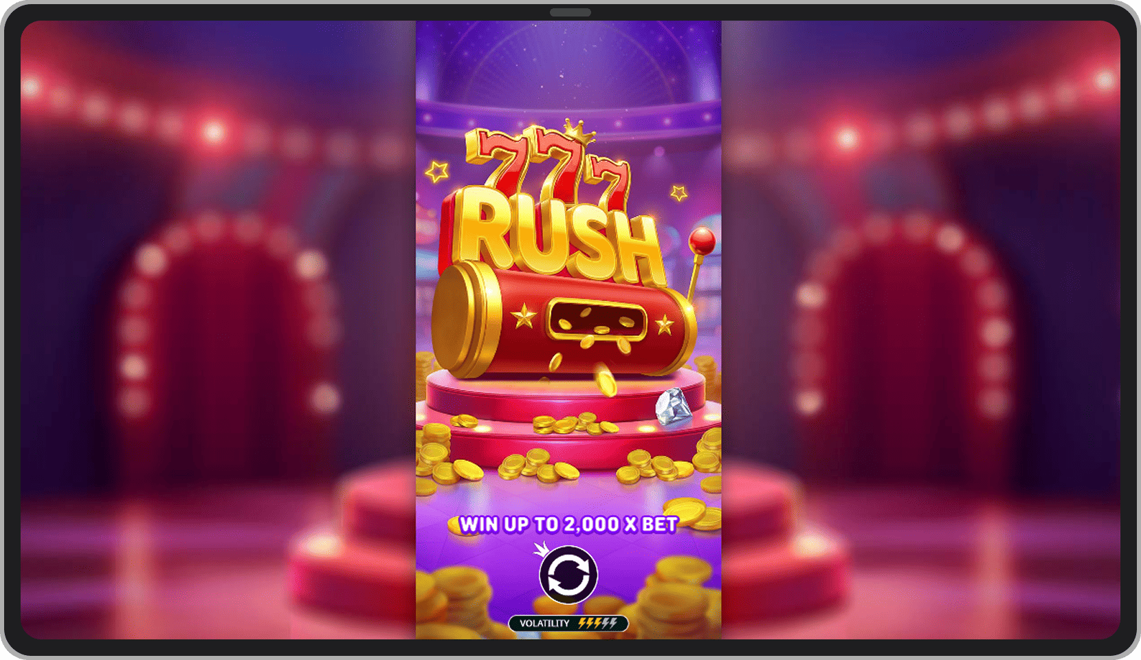 Intro screen