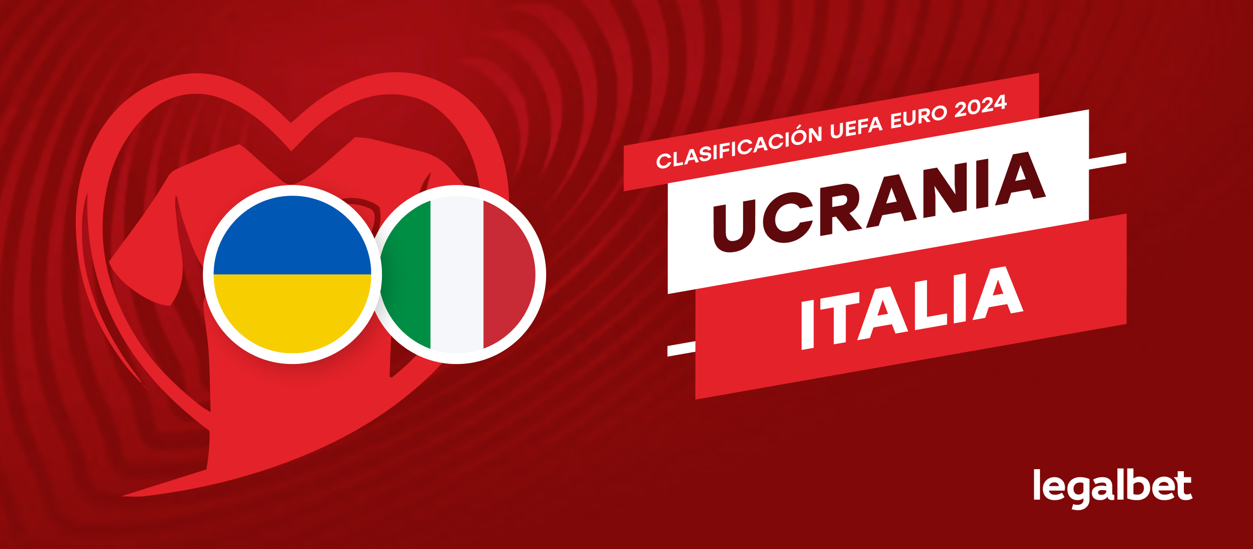 Apuestas y cuotas Ucrania - Italia, Clasificación Eurocopa 2024