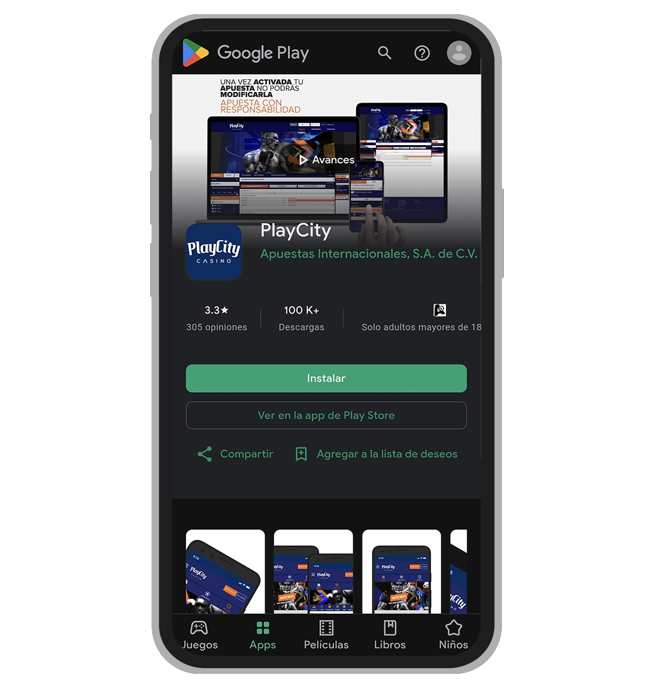 Descargar PlayCity en Android