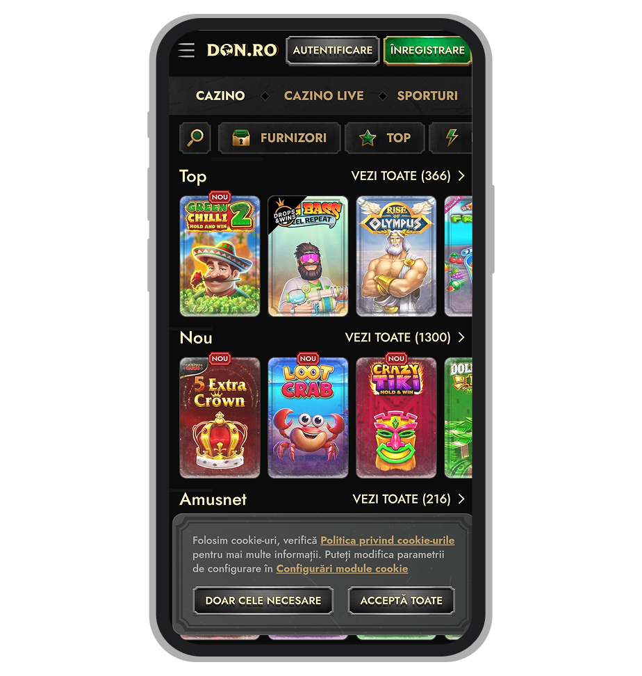 Pagina Don Casino mobile