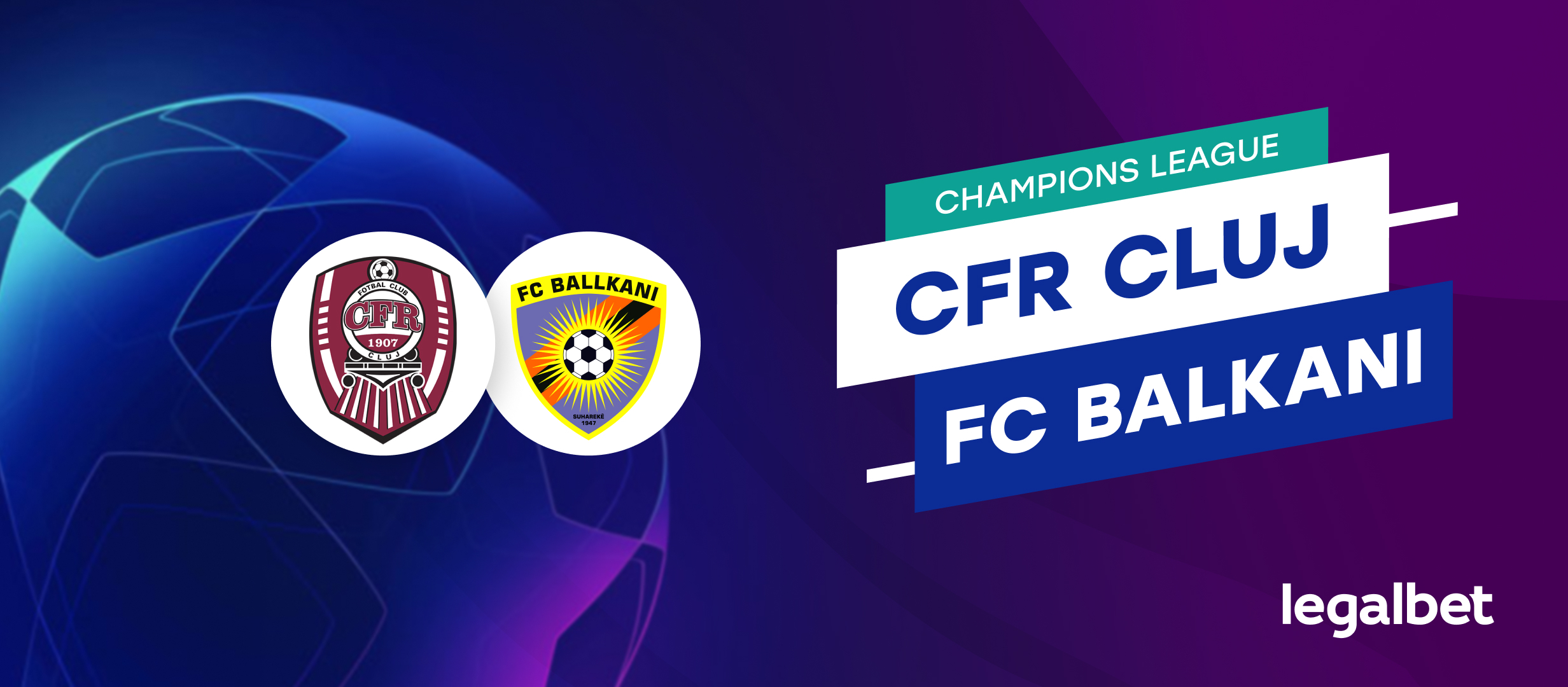 CFR Cluj - KF Ballkani: cote la pariuri si statistici