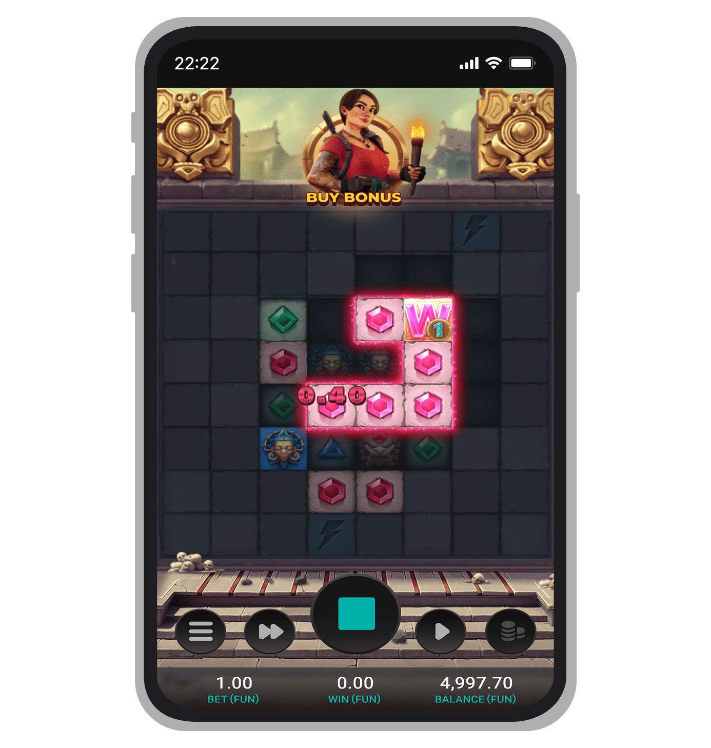 Klaster isplate u Cluster Tumble