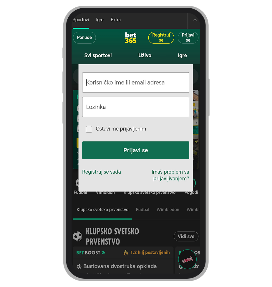 Bet365 prijava
