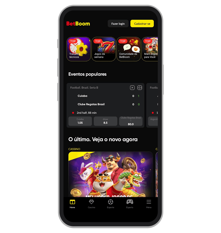 O app da BetBoom para Android