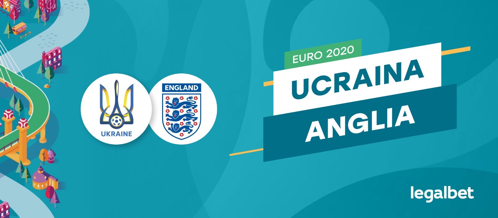 Ucraina - Anglia, în sferturile EURO 2020! Marea surpriză vs marea favorită