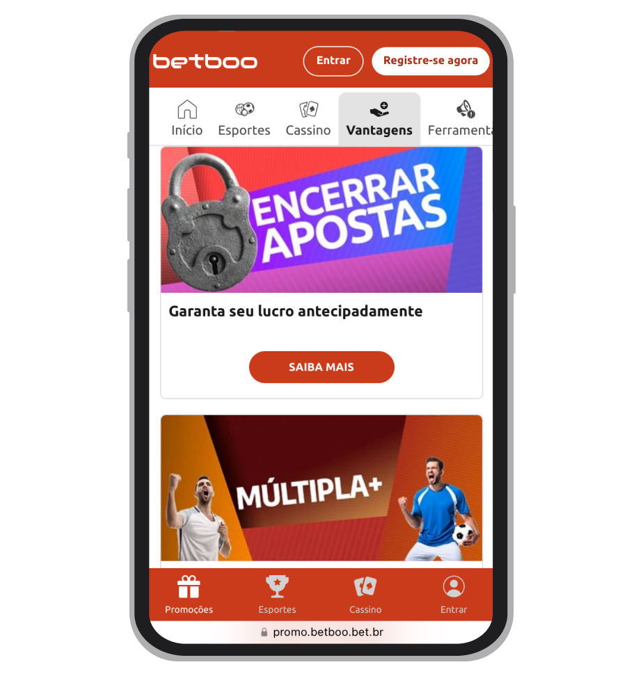 Vantagens da Betboo