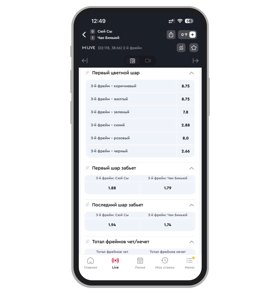 Пример росписи «Дополнительно»