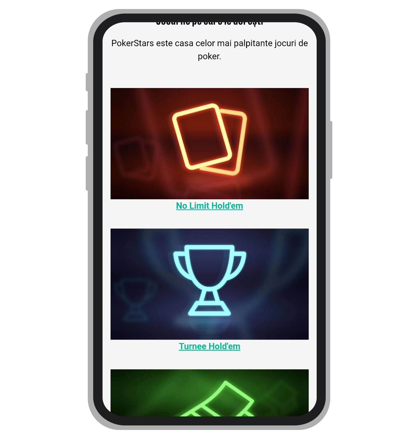 Camere cu poker online la PokerStars România