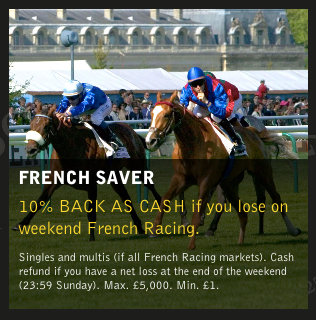 Fitzdares 10% Back On French Losses Offer.