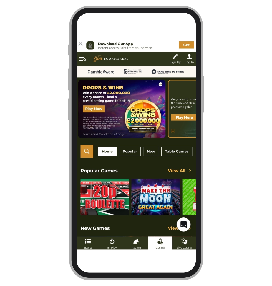 Casino Home Page
