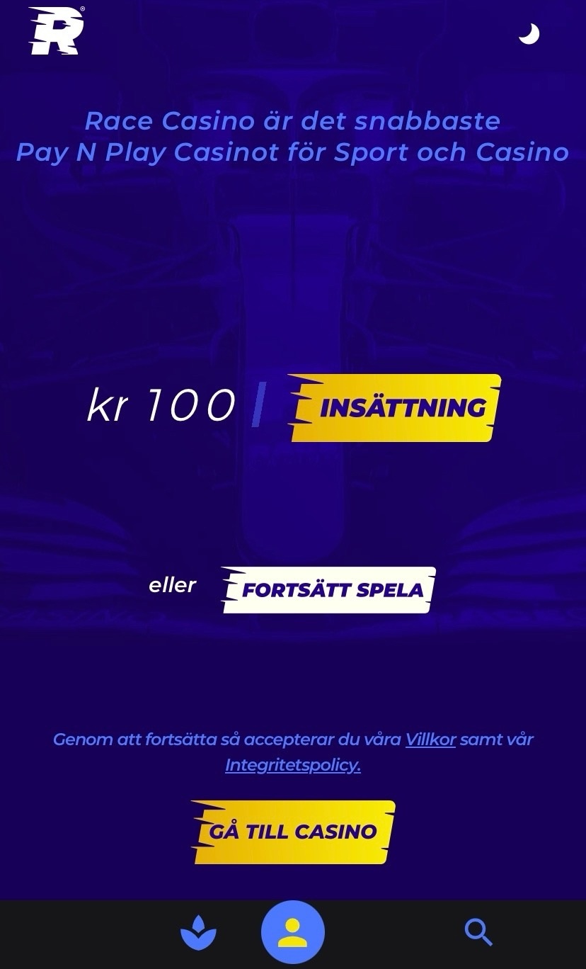 Startsida insättningar