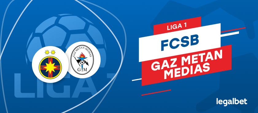 FCSB - Gaz Metan Medias: cote la pariuri si statistici