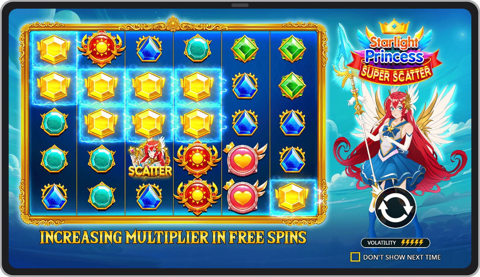 Intro screen