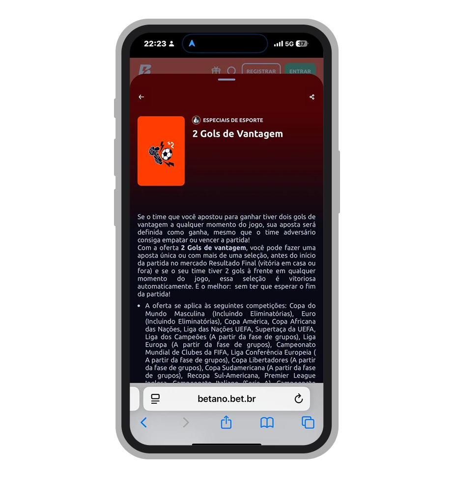 Betano: pagamento antecipado para jogos do Brasileirão e campeonatos estaduais