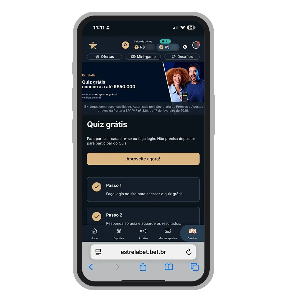 Quiz grátis pode ser uma opão interessante e segura para maioria de apostadores
