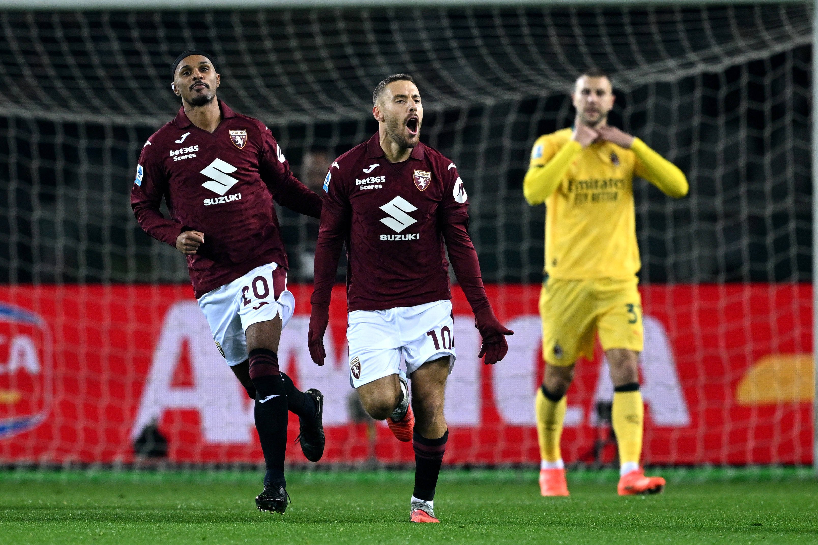 Гол и передача Влашича не спасли «Торино» от поражения в матче с «Миланом».