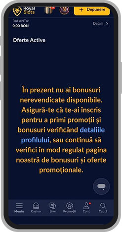 Bonusuri active Royal Slots