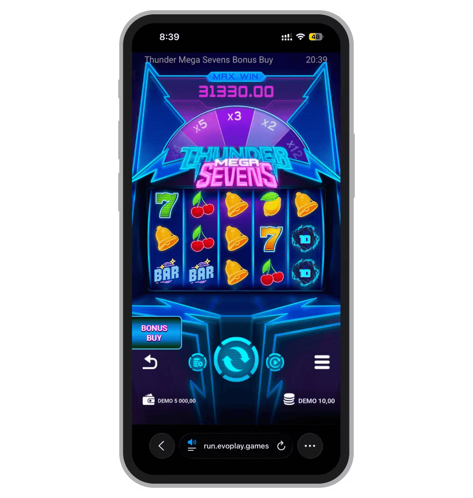 Thunder Mega Sevens Bonus Buy