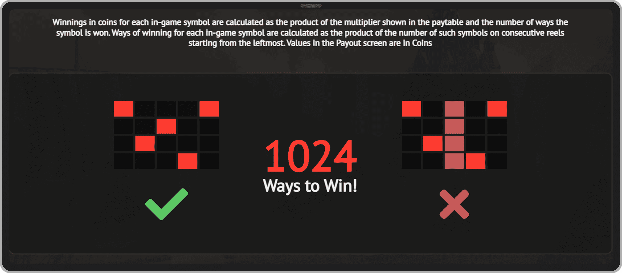 Captură de ecran cu reguli