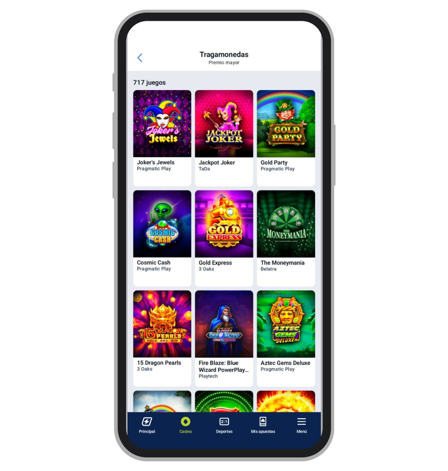 Tragamonedas con jackpot