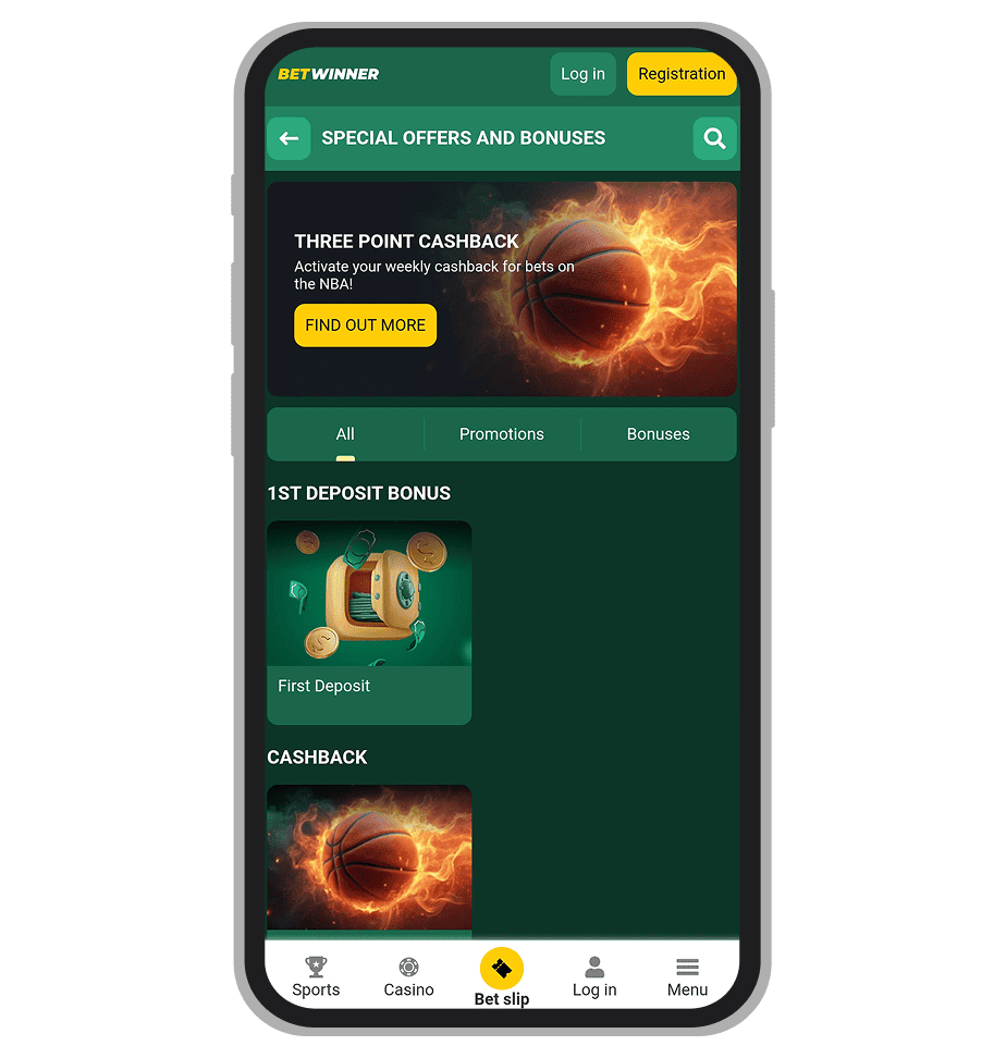 BetWinner bonusi