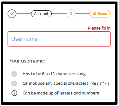 Choose a Username