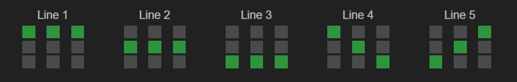 Линии выплат в базовой игре