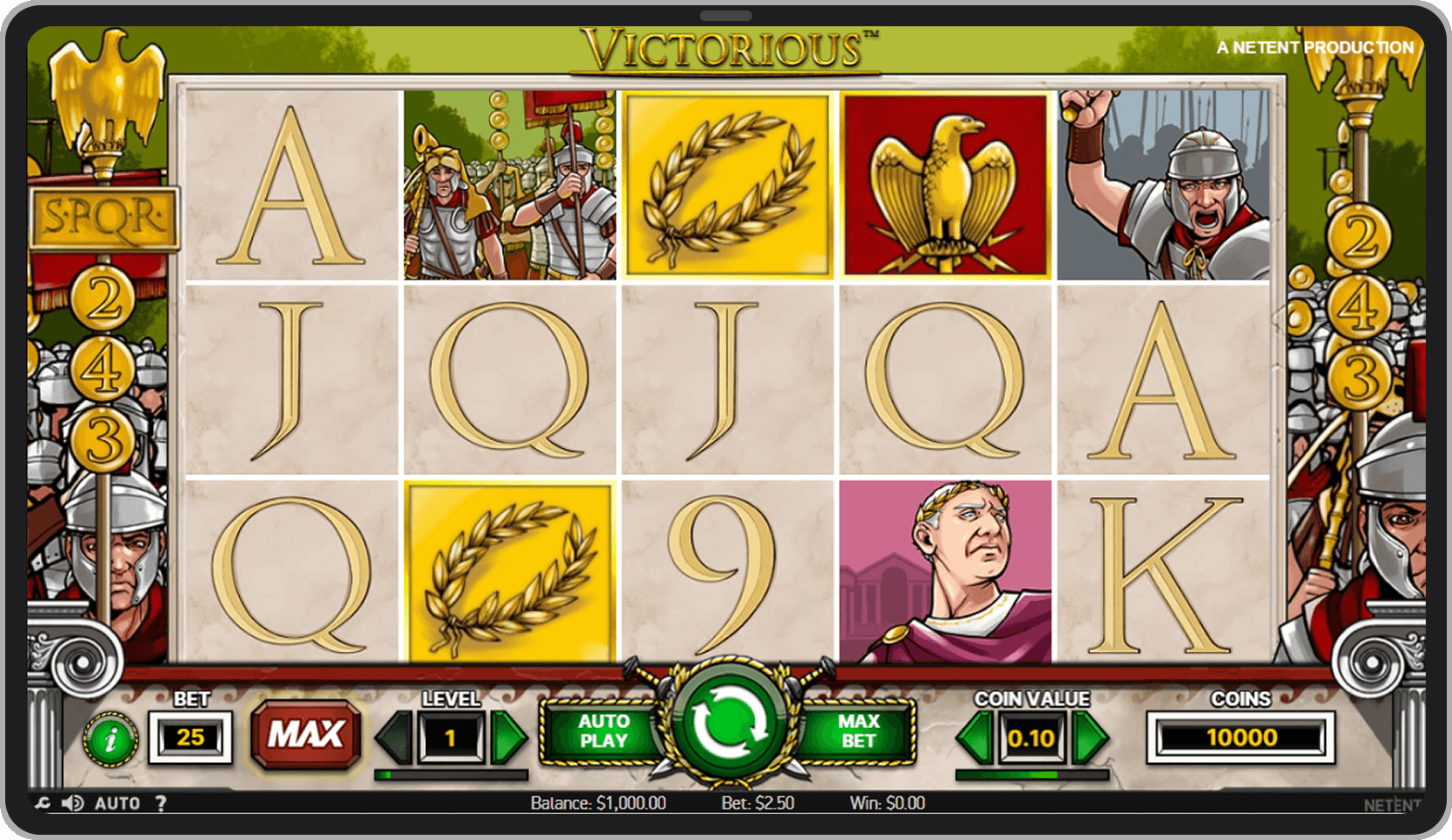 Main Game in "Classic" mode