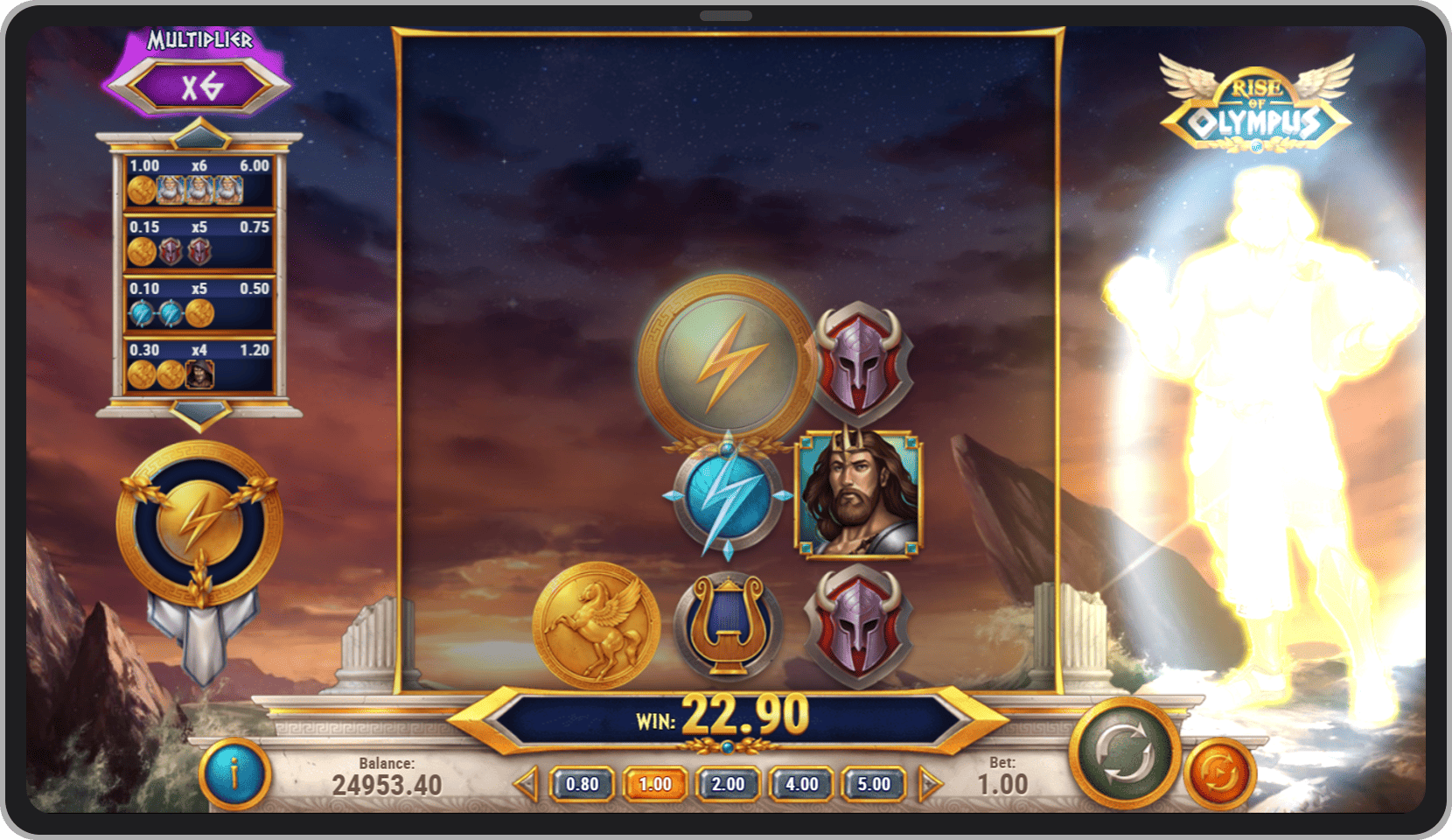 Респин Wrath of Olympus