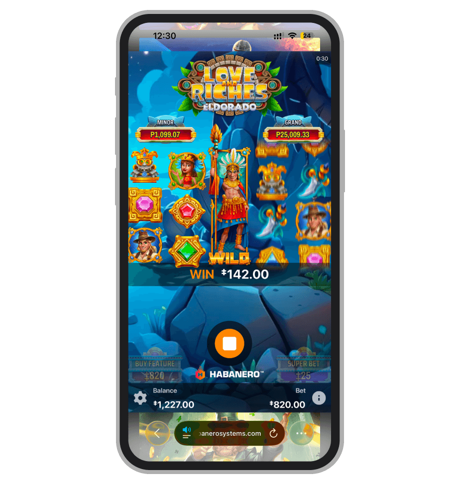 Расширяющийся символ в Love and Riches: Eldorado