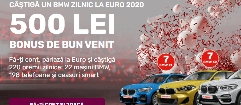 Superbet are super promotii in perioada Euro 2021