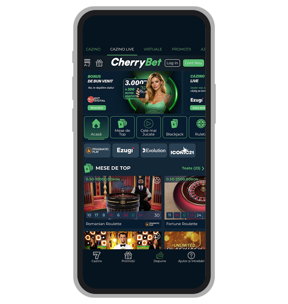 Lobby cazinou live