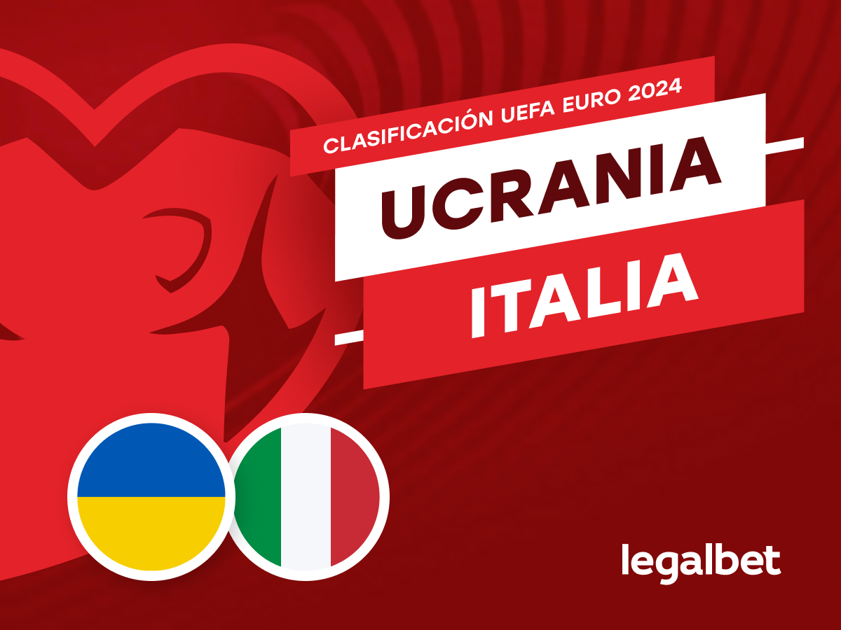 Mario Gago: Apuestas y cuotas Ucrania - Italia, Clasificación Eurocopa 2024.
